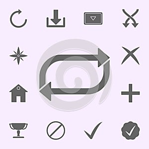 replay mark icon. web icons universal set for web and mobile