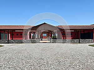 Replica of the barracks of the Roman legions - Viminacium