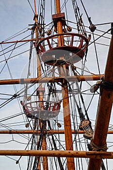 The Golden Hind Galleon Ship in London