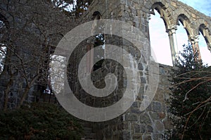 Replica Gothic Arched Castle Wall, Gloucester MA