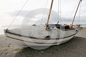 Replica of James Caird Lifeboat of the Endurance Ship Ernest Shackleton - Punta Arenas - Chile