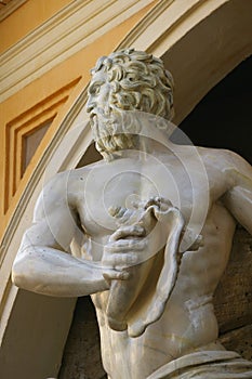 Replica of marble sculpture