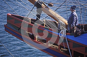 Replica of Mayflower II Ship model