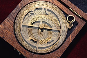 Replica of a medieval astrolabe photo
