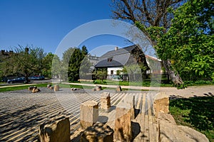 Replica of an old house, Museum in the city of Turnov