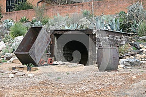 Replica of Old Ore Mine photo