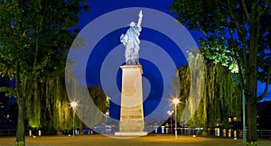 Replica of the Statue of Liberty in Paris
