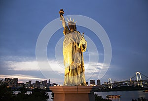 Replica Statue of Liberty in Tokyo