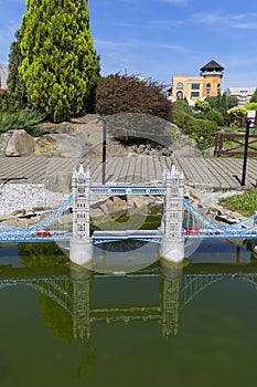 Replica of Tower Bridge London, United Kingdom, Miniature Park, Inwald, Poland