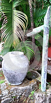 Replica of water storage barrel