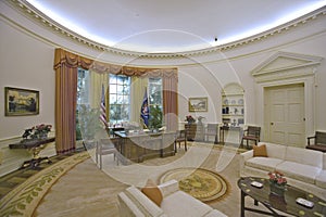 Replica of the White House Oval Office