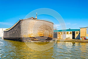 Replice of Noah\'s ark in Rotterdam, Netherlands