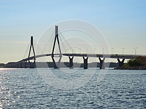 Replot Bridge on summer evening light