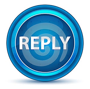 Reply Eyeball Blue Round Button