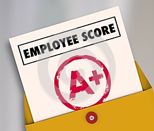 Report Card A+ Plus Top Grade Rating Review Evaluation Score