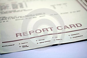 Report Card for Student or Teacher