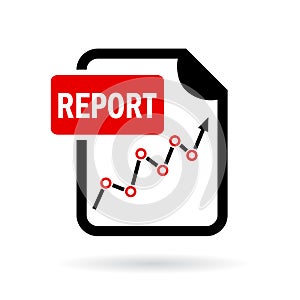 Report file vector icon