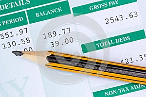 Report with monthly wage