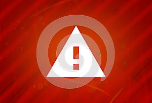 Report problem icon isolated on abstract red gradient magnificence background