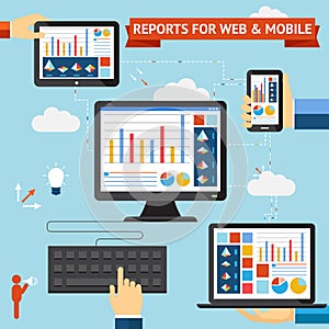 Reports for web and mobile