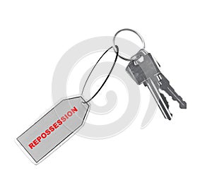 Repossessed house or car keys