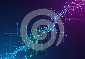 Represent data or connections, emphasizing the theme of technology