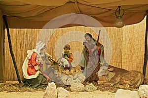 Representation of the nativity photo