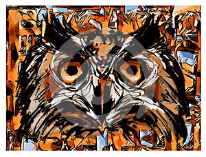 Representation of a owl