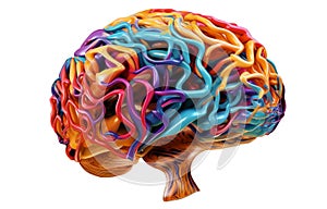 Representation of the right hemisphere of the brain