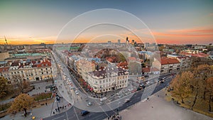 Representative picture of Vilnius, Lithuania in autumn sunset