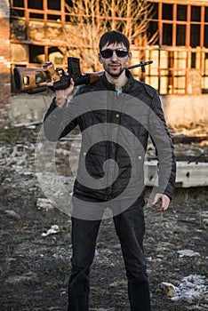 The representative of the Russian mafia, young thug.