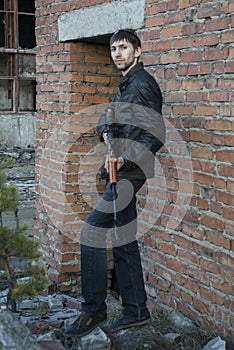 The representative of the Russian mafia, young thug.