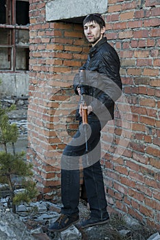 The representative of the Russian mafia, young thug.