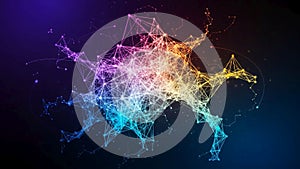 Represents the concept of connectivity and complexity inherent in