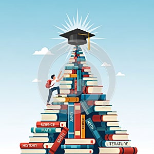 Represents the culmination of this journey, with rays of light emanatin