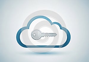 Represents security or access control, commonly associated with data