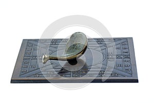 Reproduction of an ancient Chinese on white