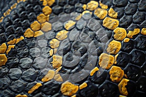 Reptile skin background texture with a repeatable snake pattern