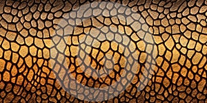 Reptile Skin Texture with Gradient and Scale Detail. Crocodile Natural Material. Lizard Background. Generative AI