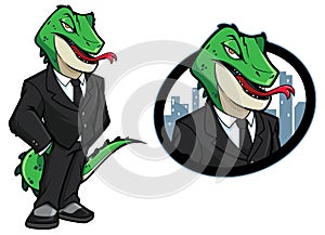 Reptilian Character Mascot