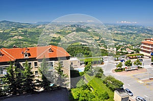 Repubblica di San Marino - Panoramic view of hills photo