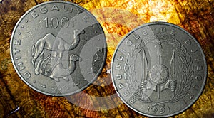 Republic of Djibouti franc coin photo