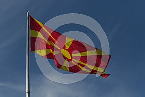 Republic of Macedonia flag