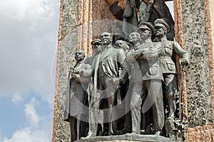 Republic Monument, Taksim Square, Istanbul photo