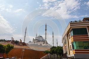 Mezquita durante el edificio 