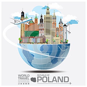 Republic Of Poland Landmark Global Travel And Journey Infographic