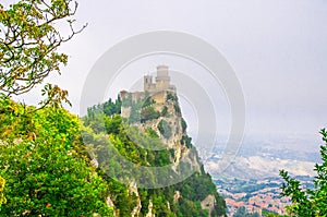 Republic San Marino Prima Torre Guaita first fortress tower