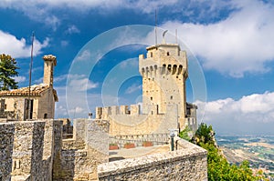 Republic San Marino Seconda Torre La Cesta second fortress tower