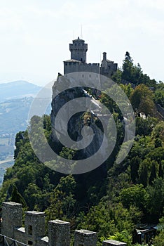 Republic of San Marino: a view of Castello del Guaita