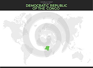 Republic of Senegal Location Map